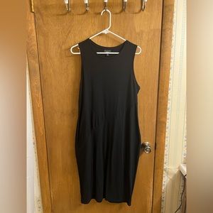 Mussimo Ribbed Black Dress